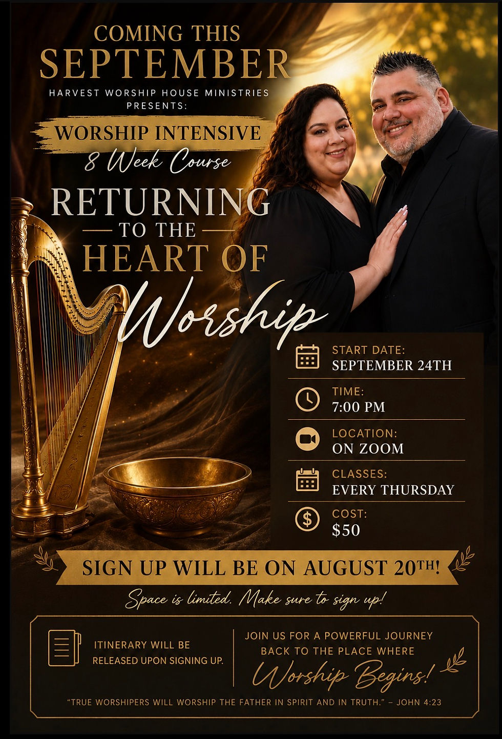Returning Back to the Heart of Worship Intensive Course