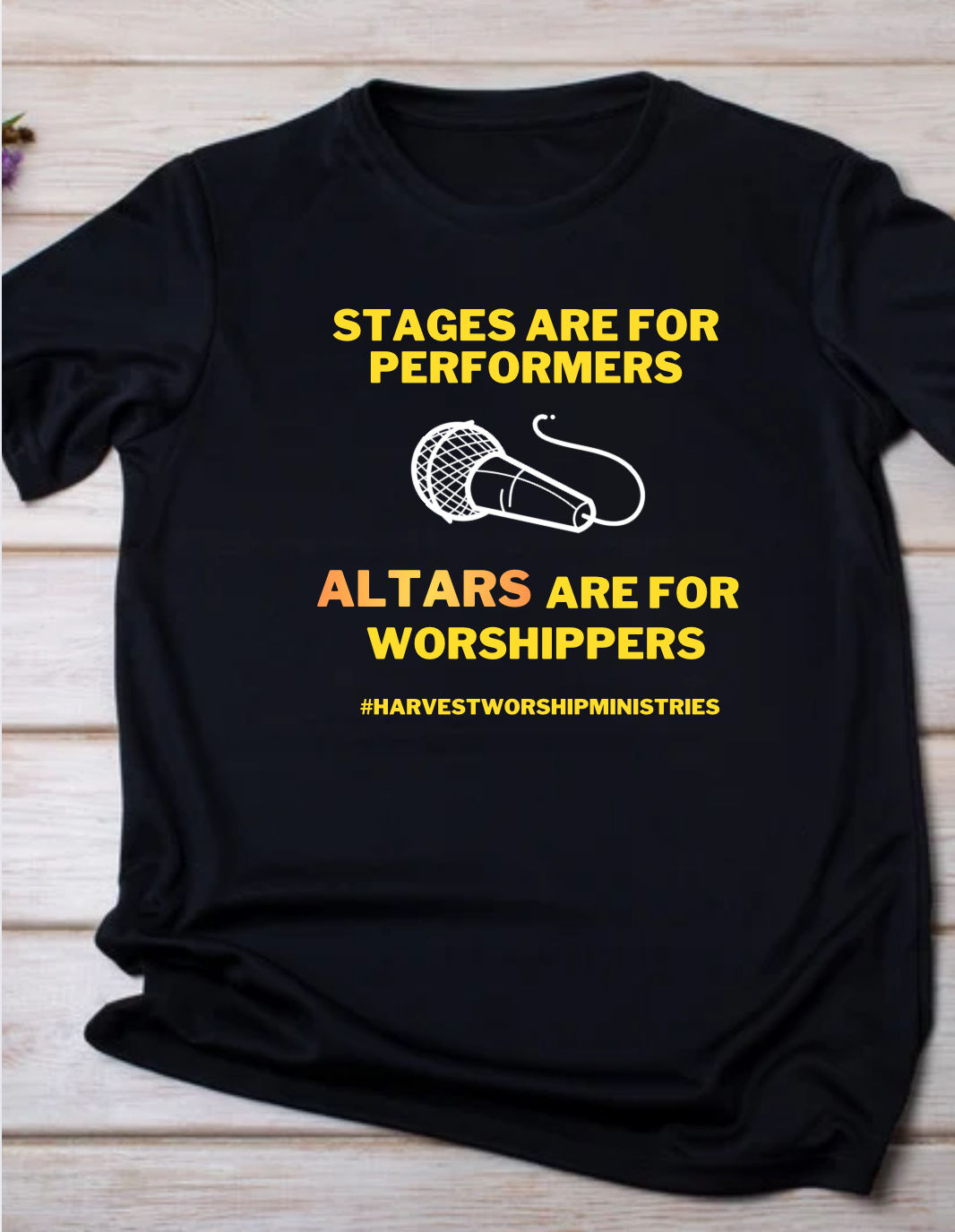 Stages are for Performers/ Altars are for Worshippers