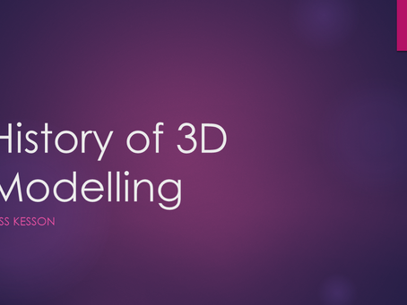 History of 3D Modelling