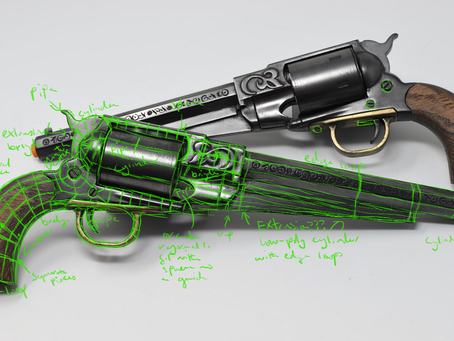 3D Modelling a Revolver - Initial Thoughts and Reference Gathering