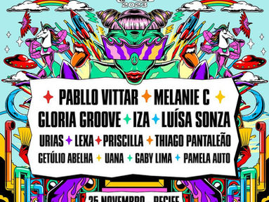 LaFolie Festival terá shows de Pabllo Vittar, Luísa Sonza, Gloria Groove, Melanie C, Iza e mais