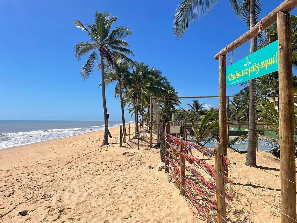 As praias do município de Prado, no sul da Bahia, provocam paixão à primeira vista