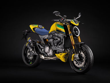 Ducati presta homenagem a Ayrton Senna com uma Monster de edição limitada para colecionadores