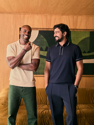 Lacoste celebra a paternidade com campanha estrelada por Rafael Zulu e Renato Góes