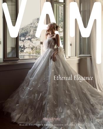 Ethereal Elegance: Hazar Couture's Bridal Vision at Lake Como