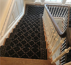 Custom stair runner carpet