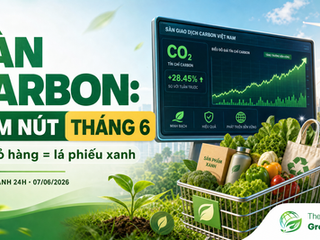 Sàn carbon Việt Nam thí điểm tháng 6 - Tin Xanh 24H 07/06/2026