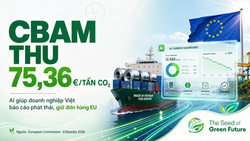 CBAM thu 75,36 euro mỗi tấn CO2 từ 2026, AI giúp doanh nghiệp Việt báo cáo phát thải giữ đơn hàng EU