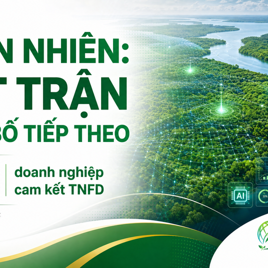 AI và vệ tinh đo đa dạng sinh học — 733 doanh nghiệp cam kết báo cáo thiên nhiên TNFD