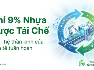 AI và kinh tế tuần hoàn — chỉ 9% nhựa được tái chế (WEF 2026)