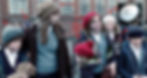 5 children walking together in winter wear