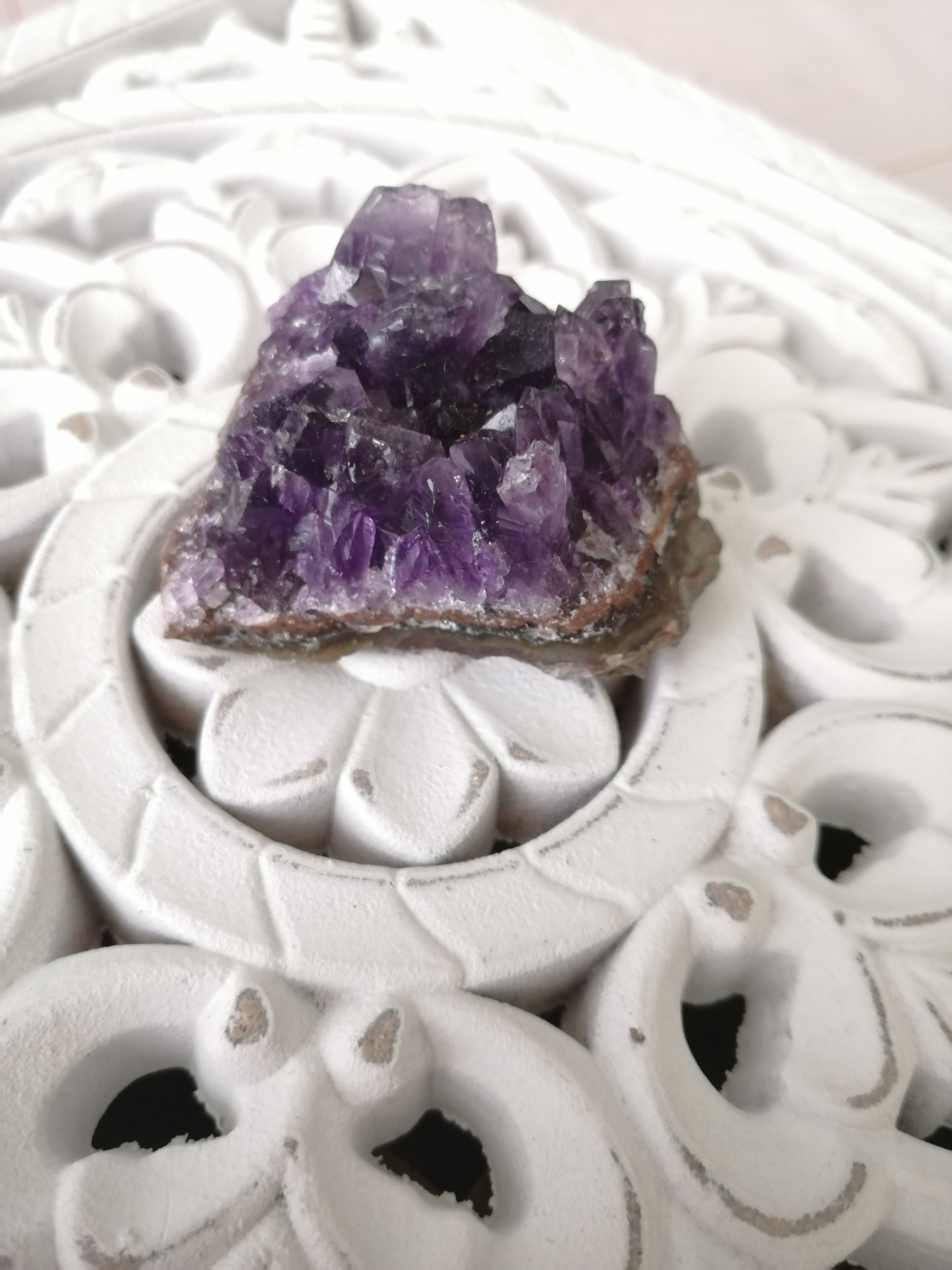 Drusa de ametista média