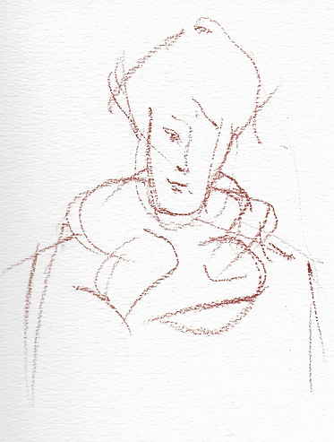 sketch of silk design