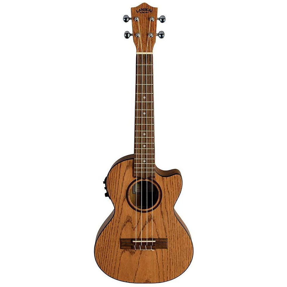 Lanikai OA-CET Oak Tenor Acoustic-Electric Ukulele