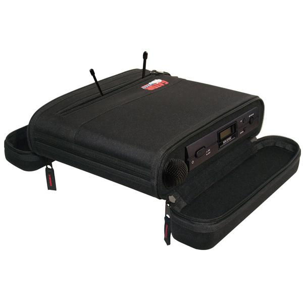 Gator EVA Foam Case for A Single Wireless Mic System; half rack
