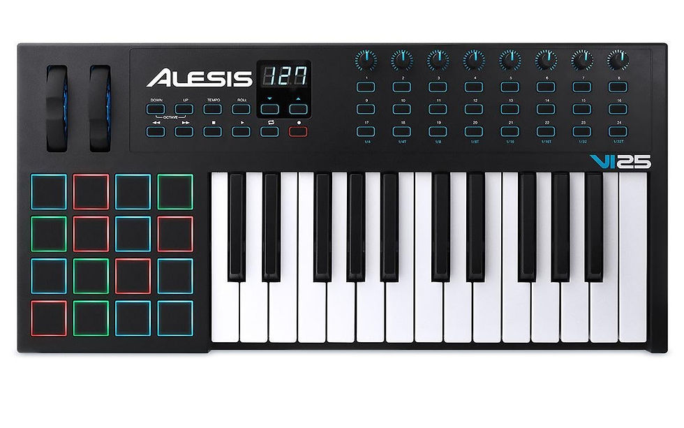 Alesis VI25 Advanced USB/MIDI Keyboard Controller (25 Keys)