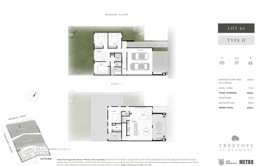 Stage 2 Treetops townhouses at Kenmore Queensland | Brilliant Properties | Brilliant Online