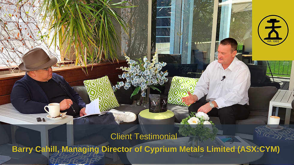 An efficient interview style allows Cyprium Metals Limited (ASX:CYM) to fully explain the details