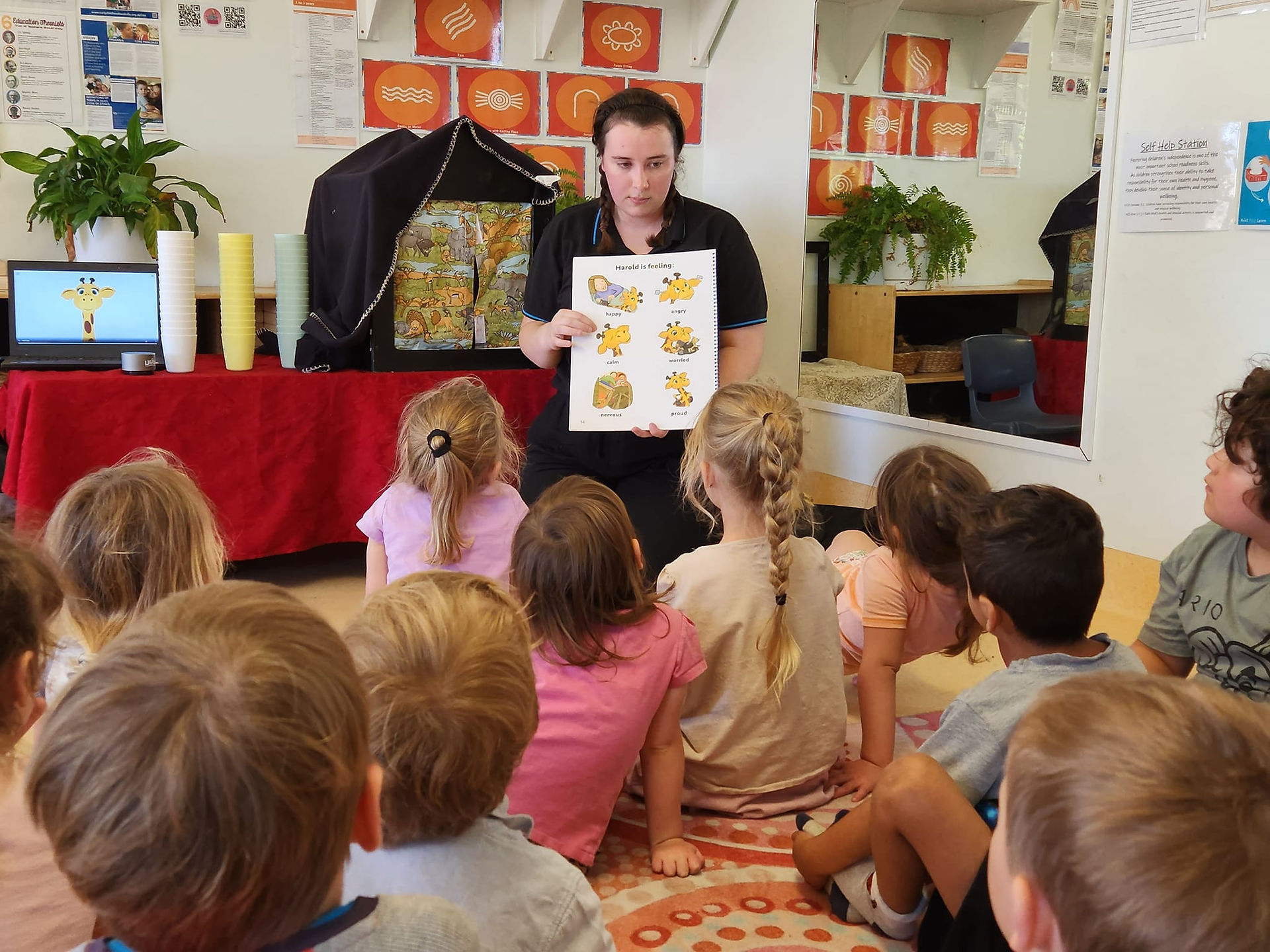 Exploring feelings with Healthy Harold at TG's Uralla | TG's Child Care | Brilliant Online