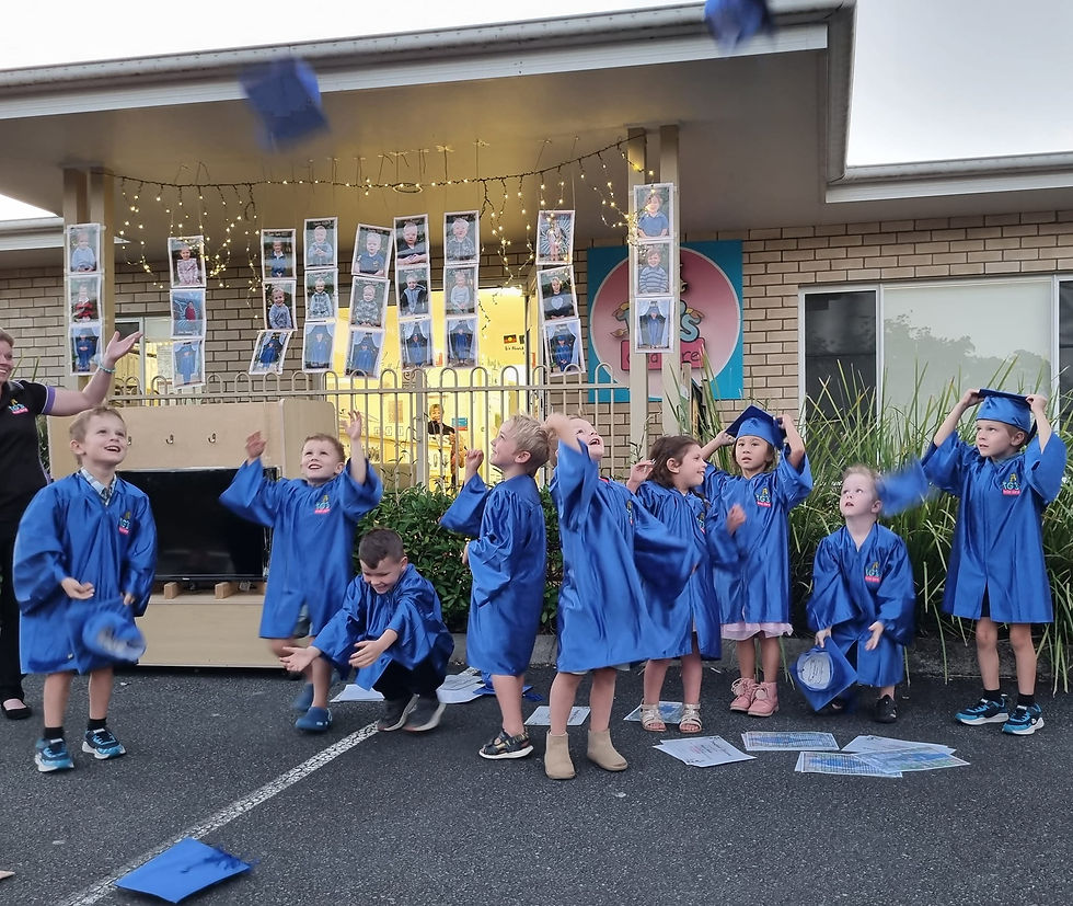 TG's Hastings Street Graduation Day! Congratulations! You're all ready for Big School!  | TG's Child Care | Brilliant-Online