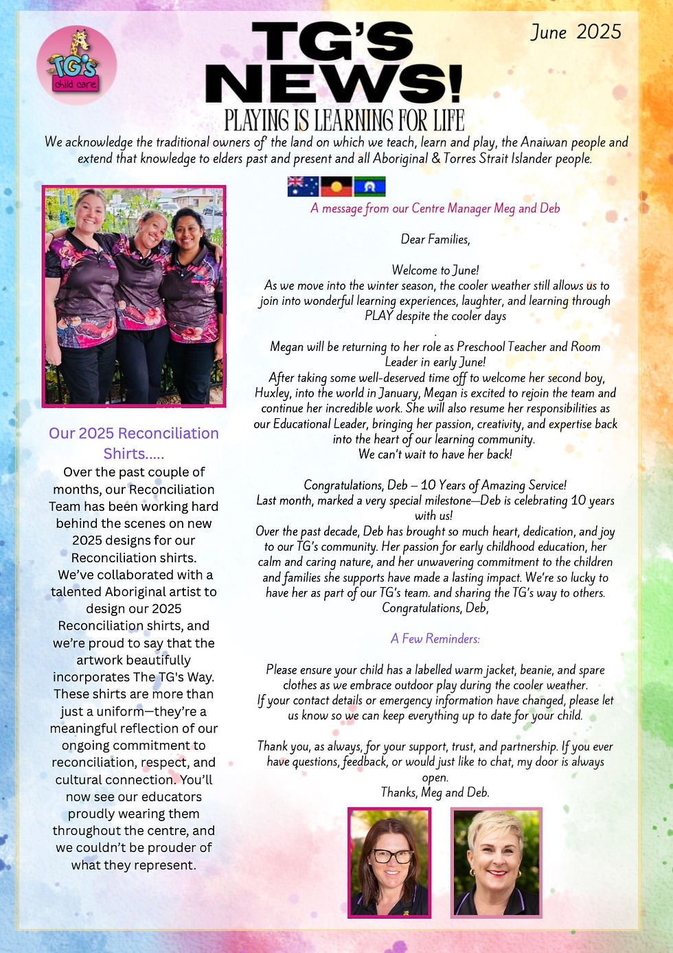 TG's Uralla June 2025 Newsletter | TG's Child Care