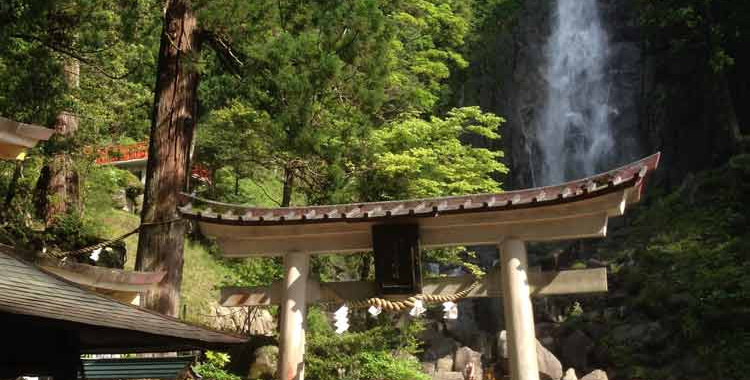 Shrine and waterfall | Home Comforts Hiking