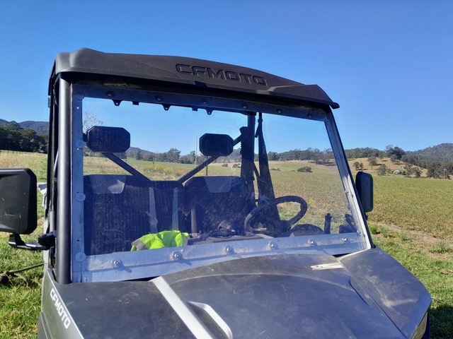 Windscreen fixed all-terrain vehicle | Abstract Plastics