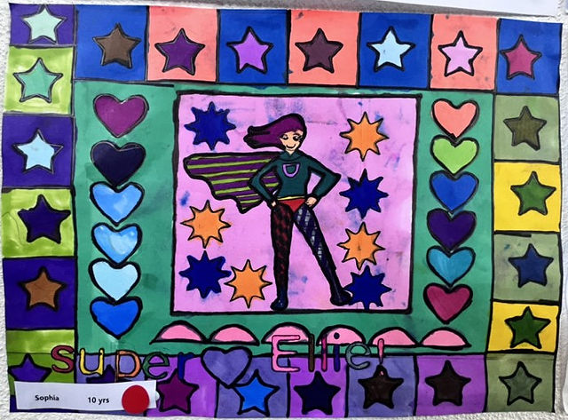 Sophia Childrens Superhero Art Show | Wauchope Art Gallery | Brilliant-Online