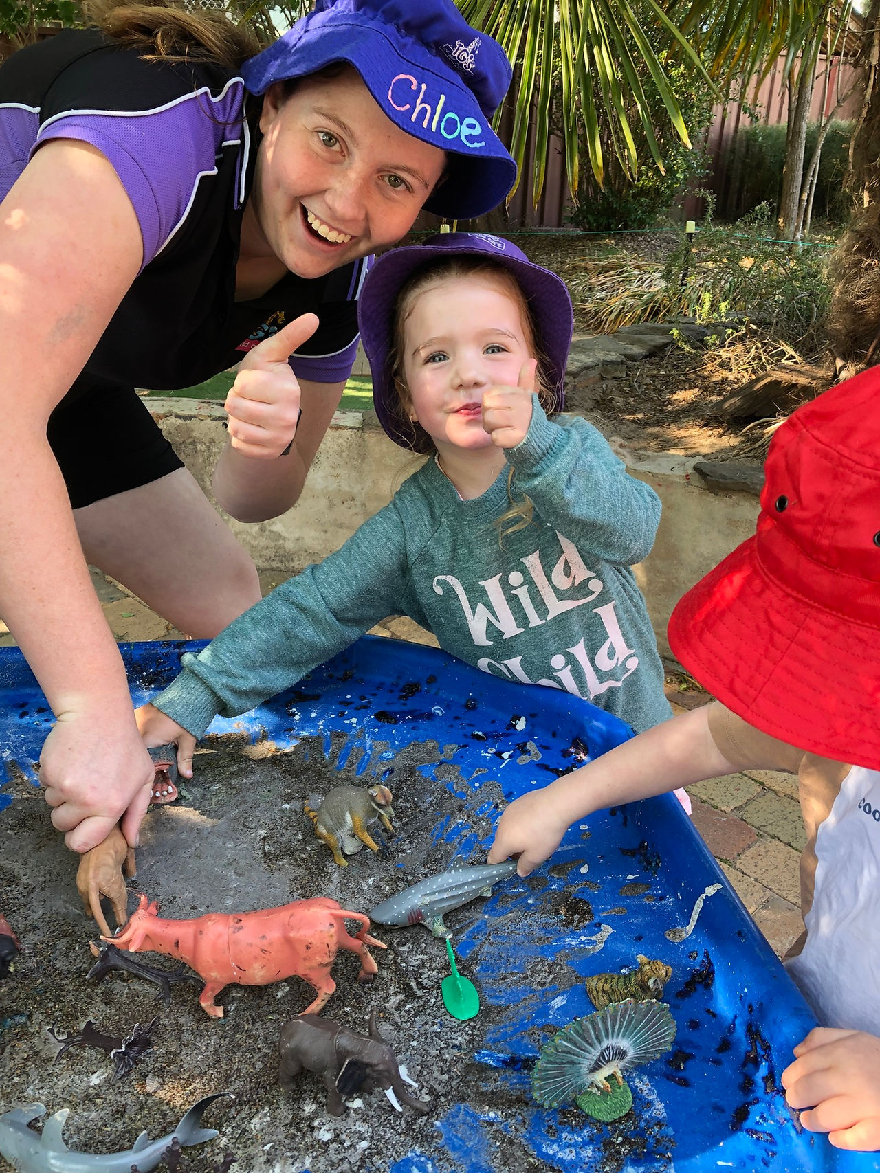 TG's Uralla Educator and child outdoor play  | TG's Child Care
