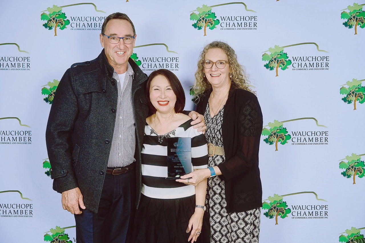 TG's Child Care with Brilliant Online when we won the Excellence in Innovation Award | Brilliant-Online