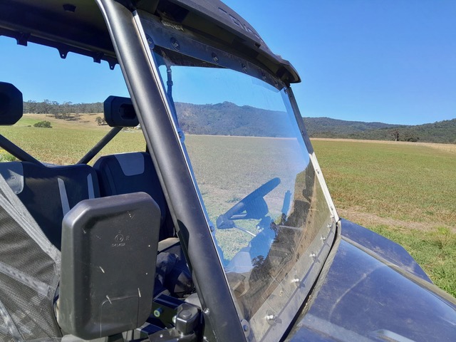 Windscreen fixed all-terrain vehicle | Abstract Plastics