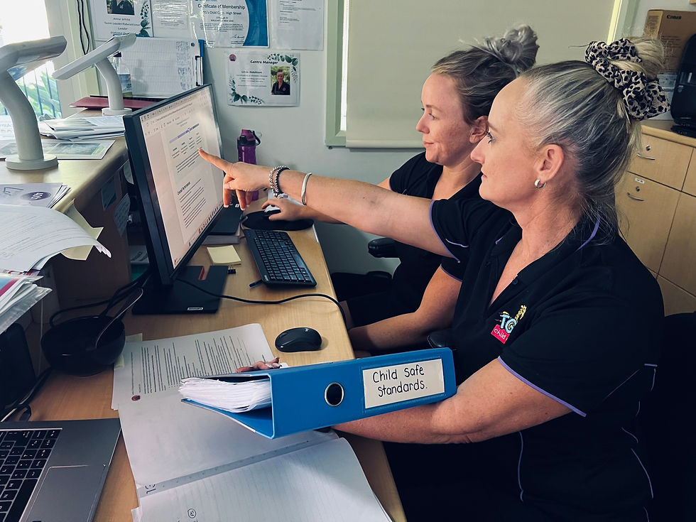 Linda Hutchinson at work | TG's High St | TG's Child Care