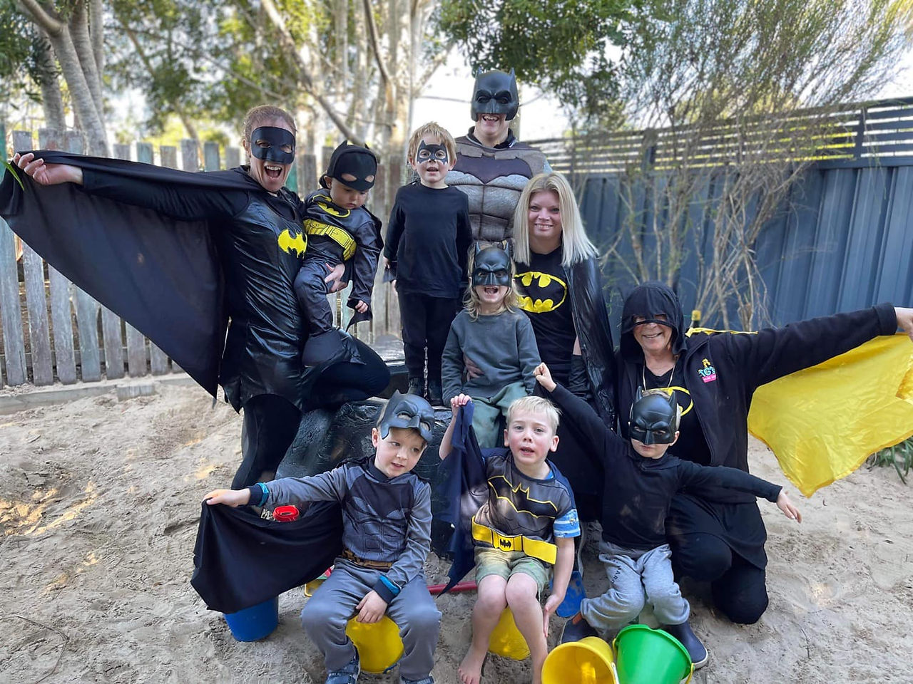 Batmen arrived at TG's Child Care