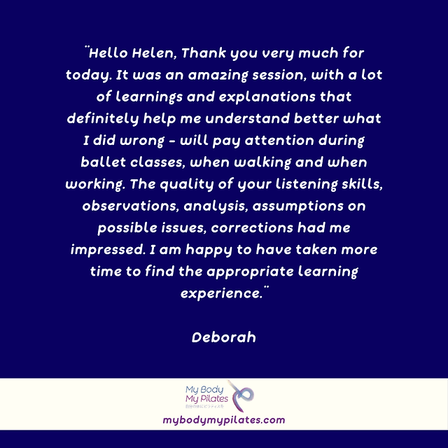 Client testimonial | My Body My Pilates