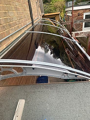 CANOFIX Door Canopy 1270x6000 Grey Bronz