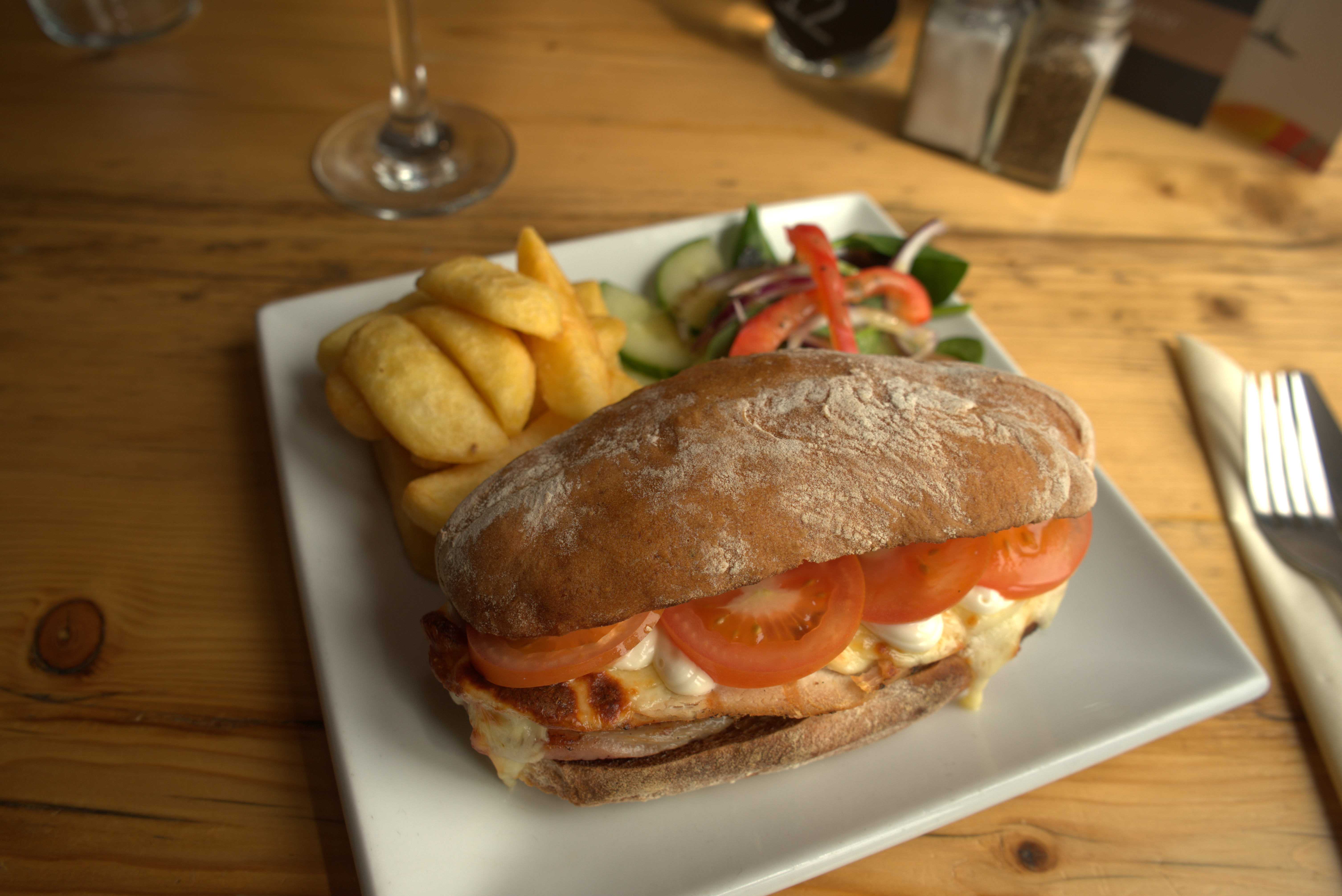 Arranged Food and Objects