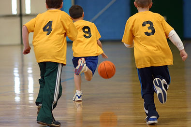 physical education (P.E.) teaching basketball lessons