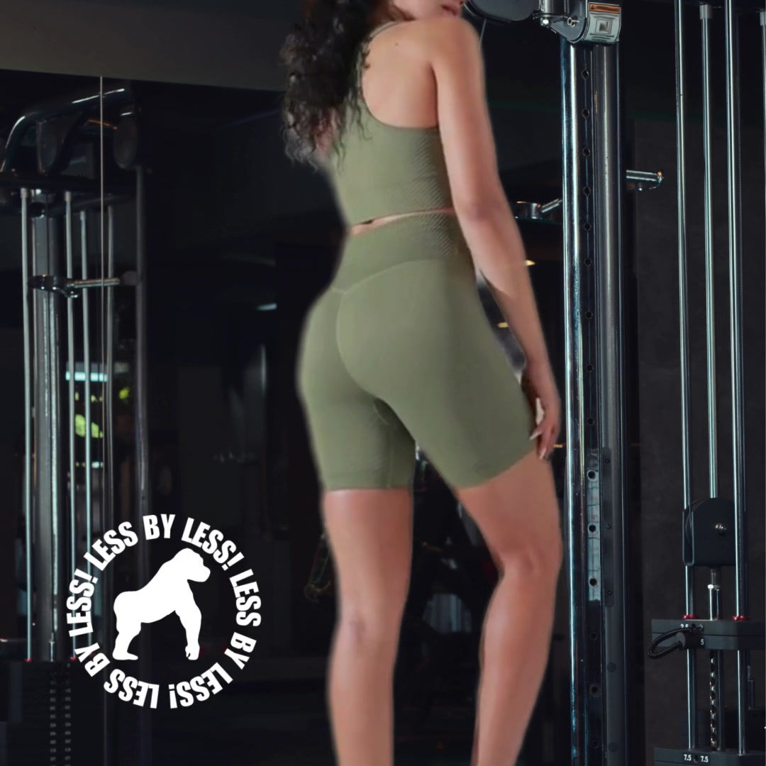 Top lycra ajustado liso para Golf, Padel, Tenis, Pilates