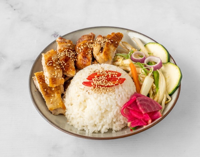 Arranged Food and Objects