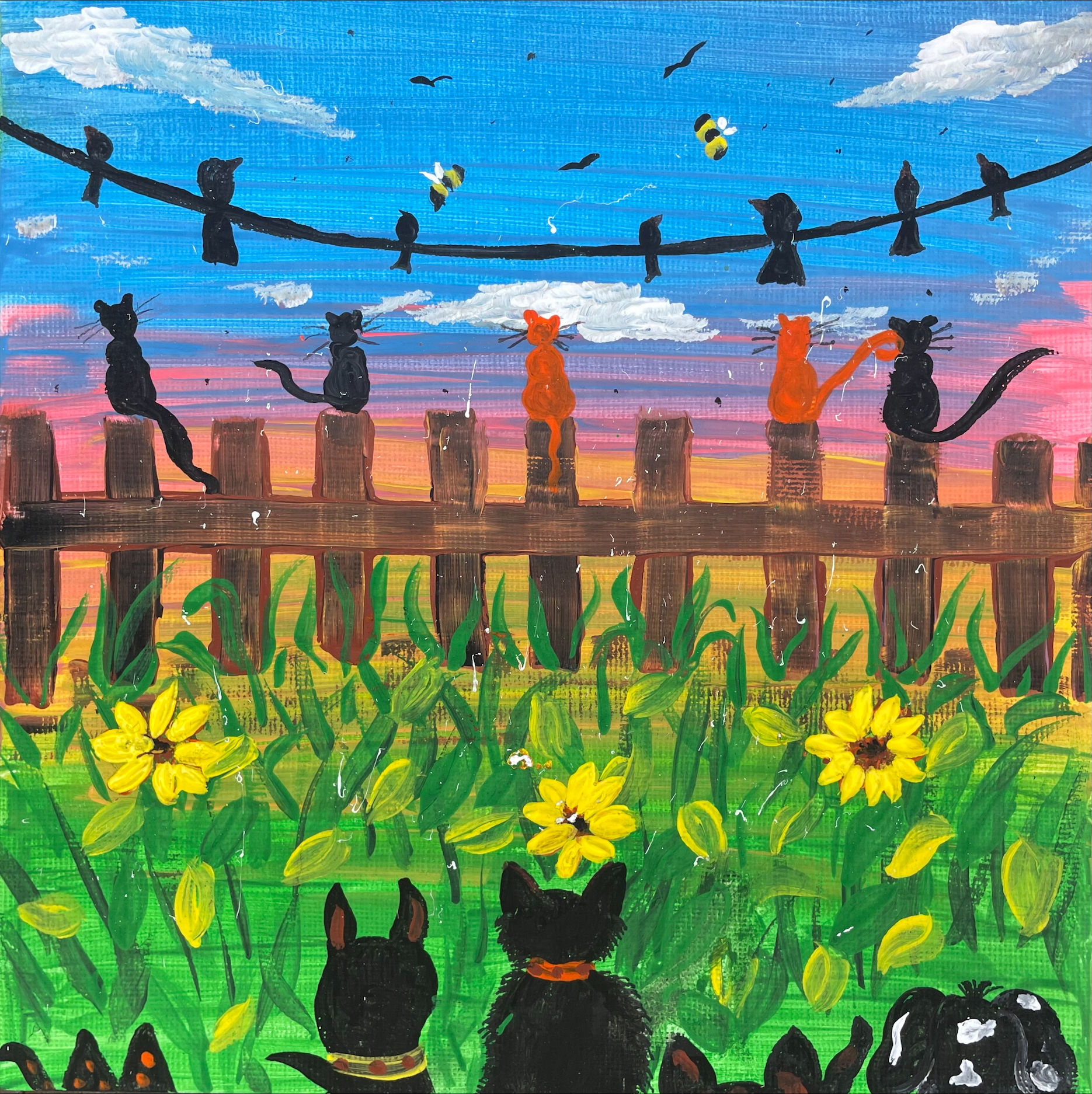WOLLASTON | Sip & Paint Curious Cats - BYOB | Friday 28 August | 8.00 - 9.30pm