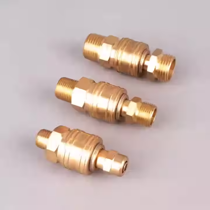 one touch female/male brass air quick coupling coupler pneumatic parts fitt