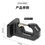 Thumbnail: Scorpion Tail Design 8T Heavy Duty Black Forged Towing Hook Pintle Hook for Trai