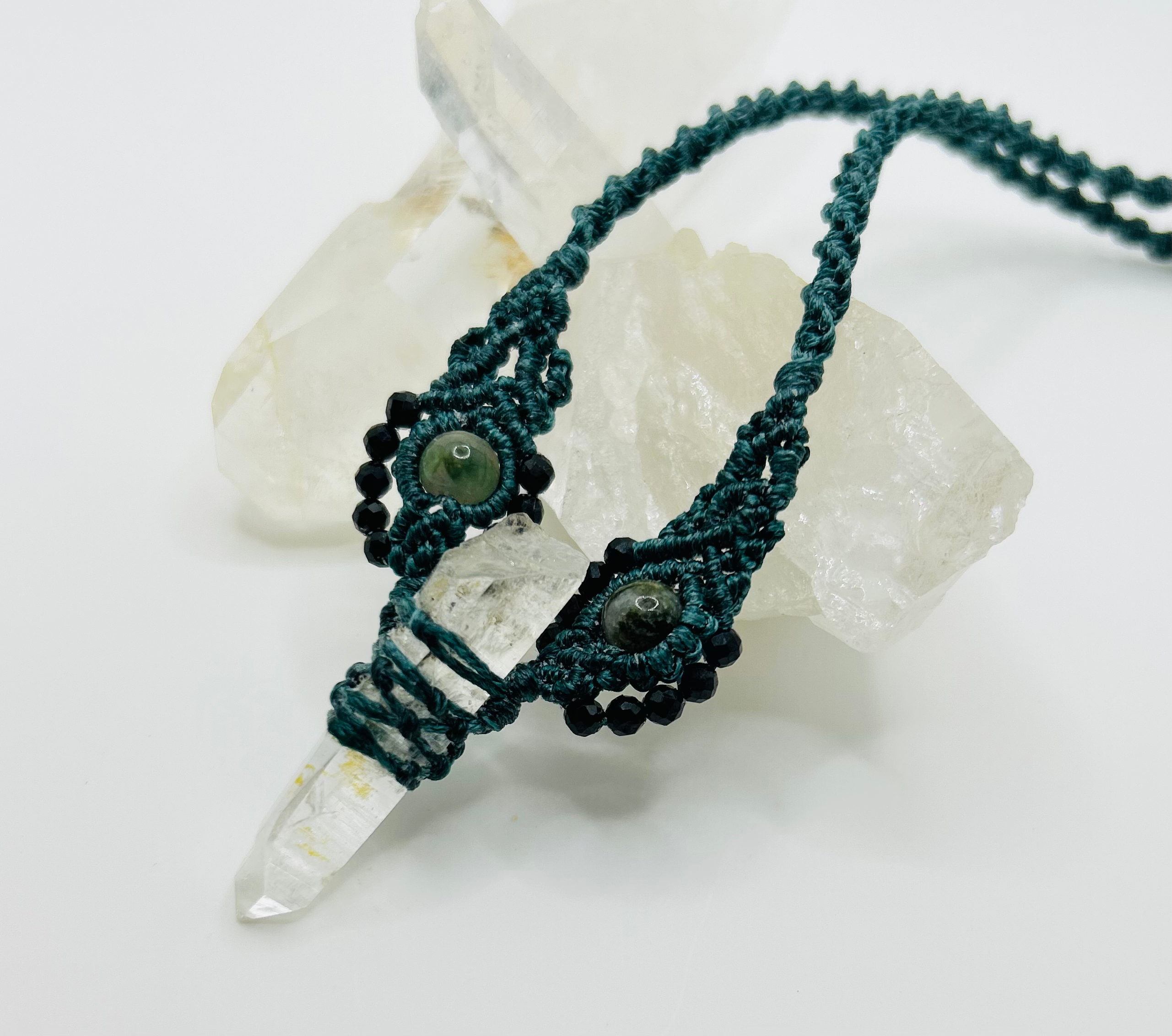 Lemurian Seed Crystal Necklace レムリアンシードネックレス