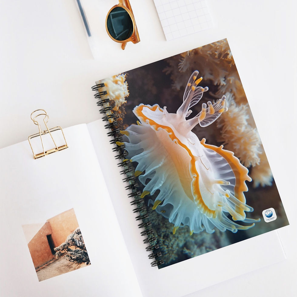 Thumbnail: Porcelain Drifter - Spiral Notebook - Ruled Line