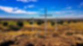 The Stone Crosses at the top of the hill. This is one of the highest points in Guadalupe County.