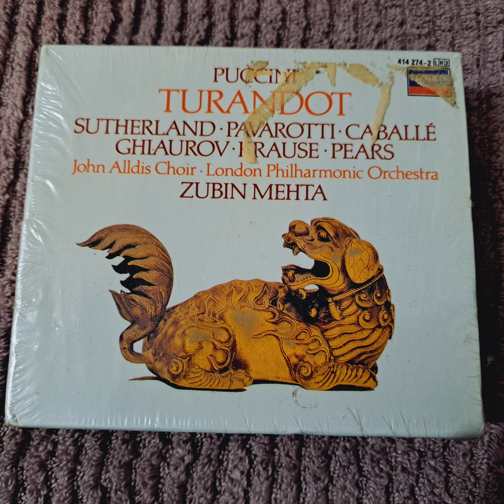 CD - London Phiharmonic Orchestra Zubin Mehta Turandot