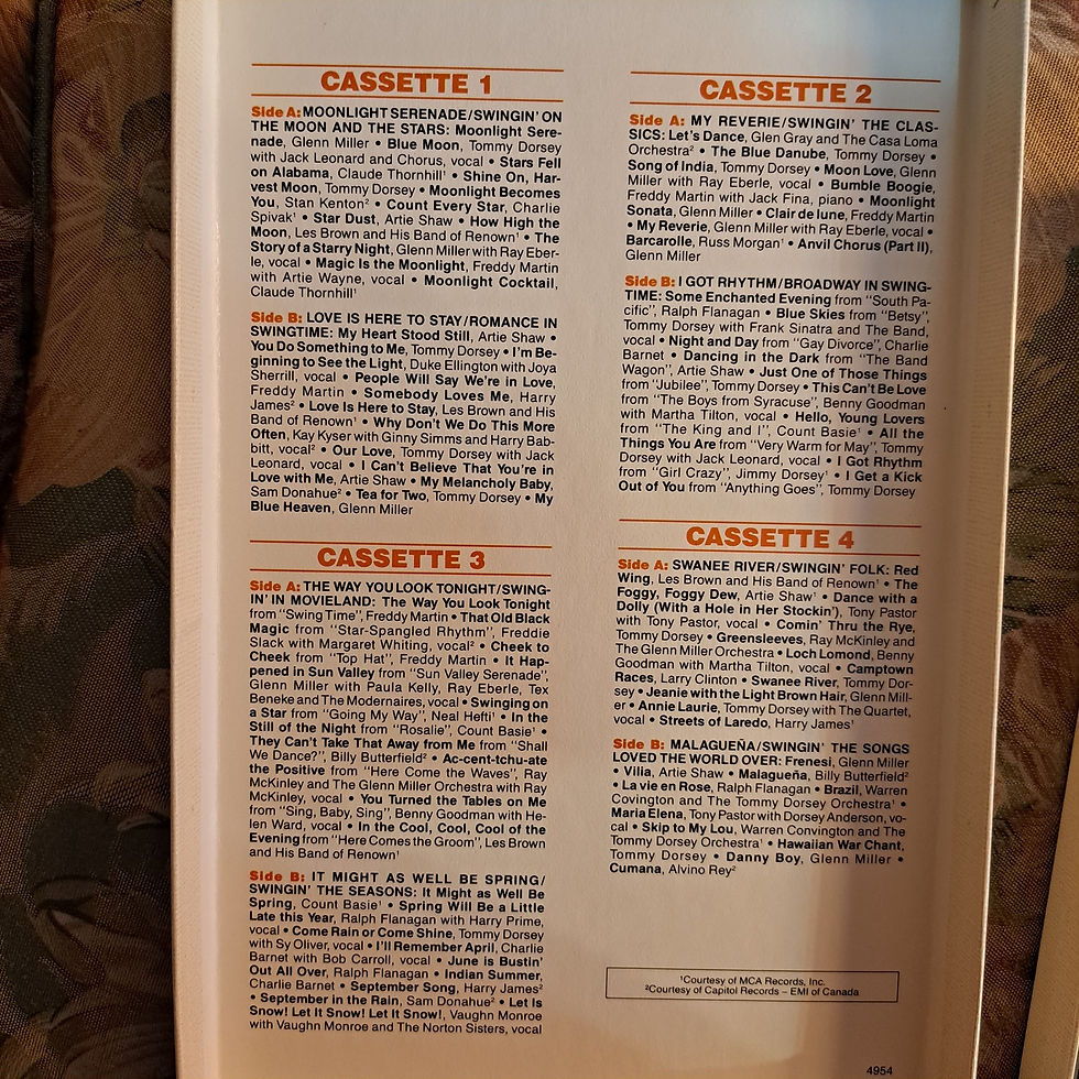 Thumbnail: Cassettes - Reader's Digest The big bands swing your all-time favorites