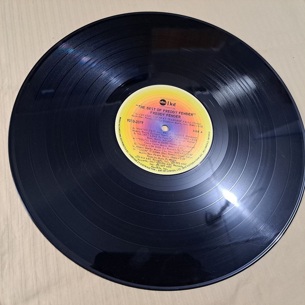 Thumbnail: ALBUMS - The best of Freddy Fender vinyl album LP record