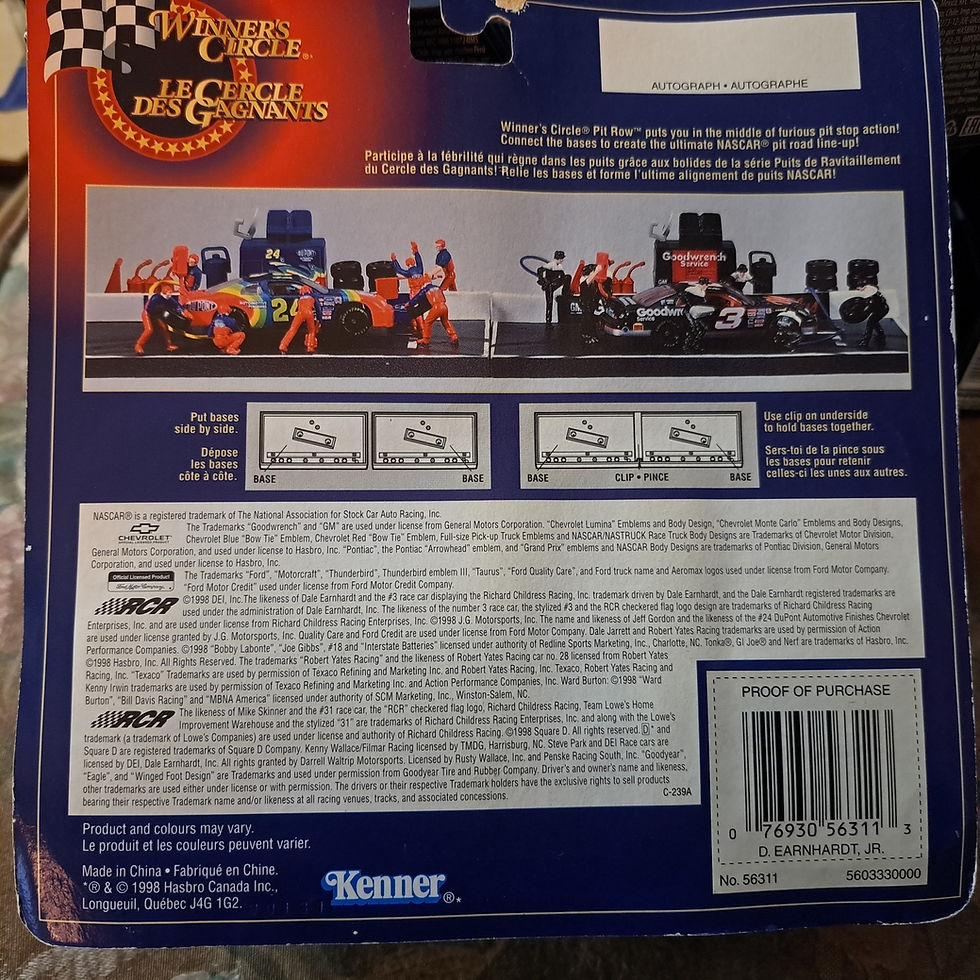Thumbnail: Action Figure Nascar Winner Circle Pit row series Dale Earnhardt Jr. 1 figure