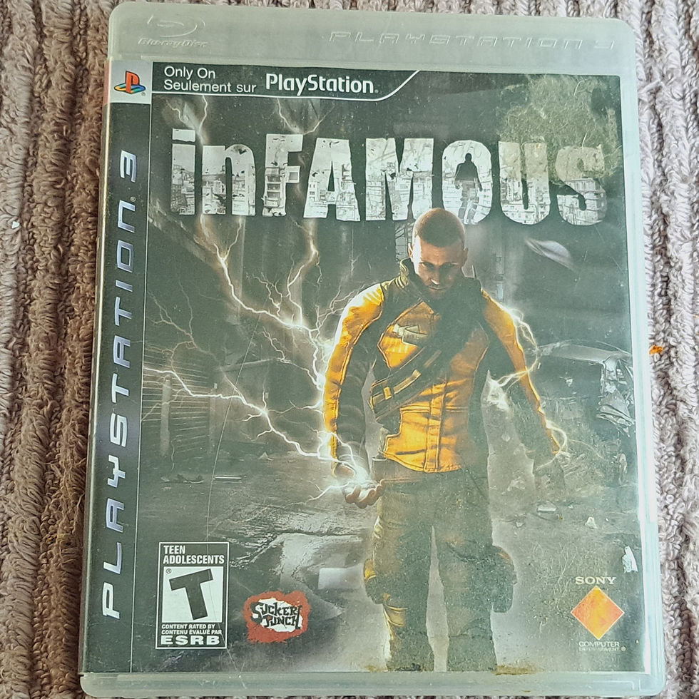 Playstation 3 - Infamous Clear case